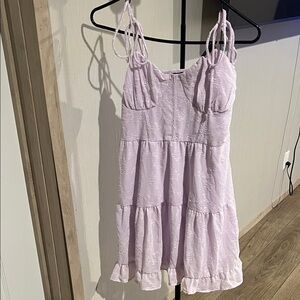 Wild Fable Light Purple Tiered Dress